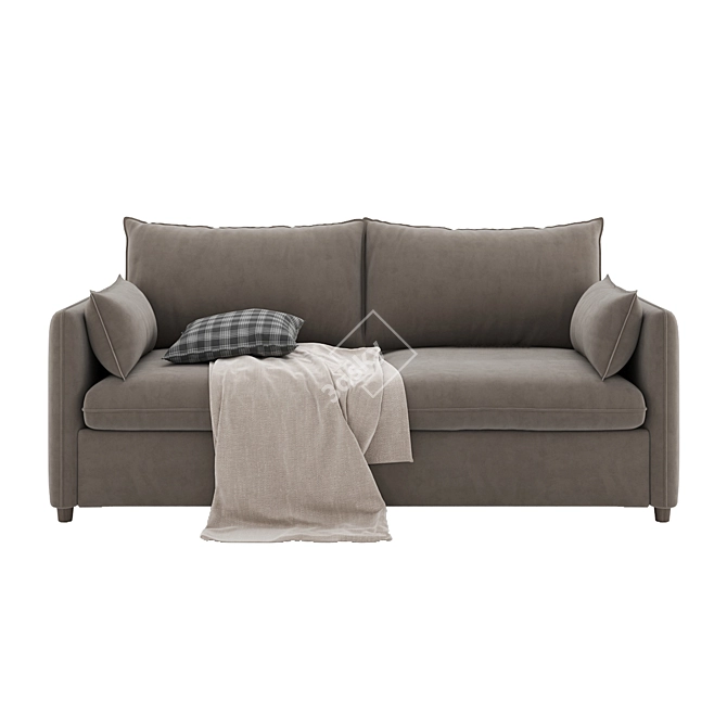 Modern Convertible Sofa: Mons Wagon 3D model image 2