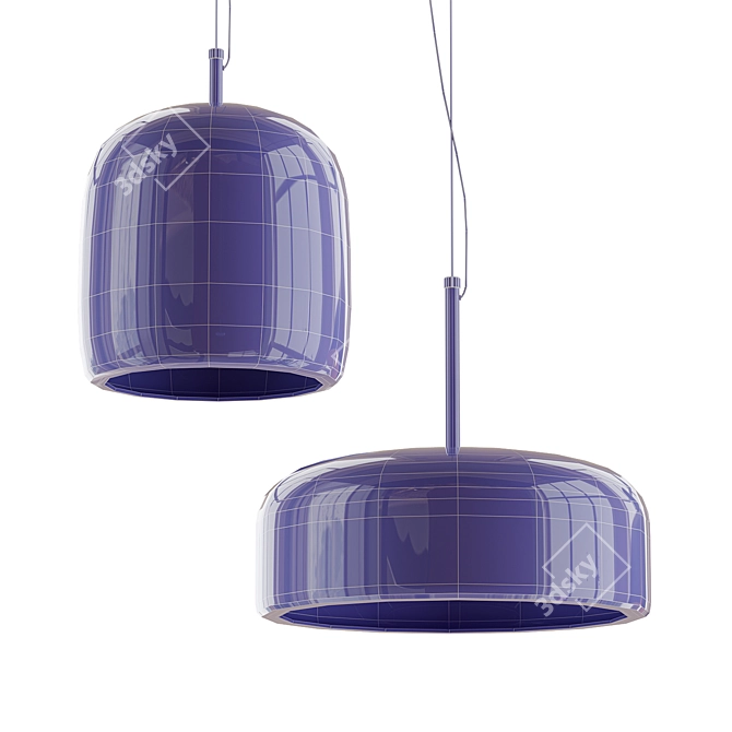 Dauphin Pendant Light 3D model image 4