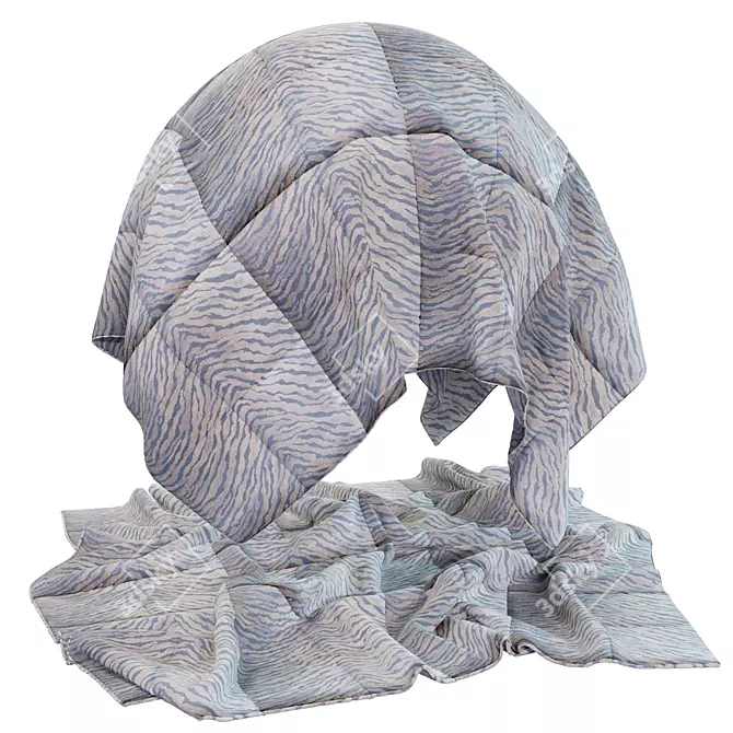 Chanel Patina Fabric | Seamless Texture | 4K 3D model image 3