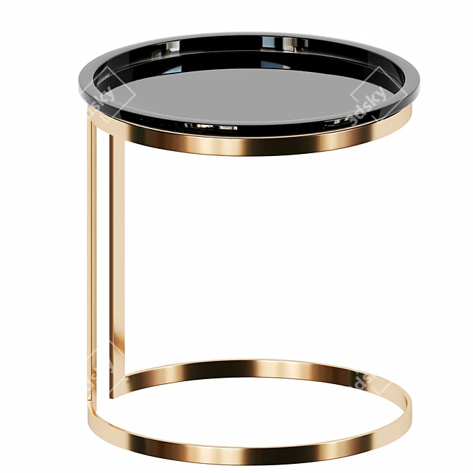 Modern Round Coffee Table ZHIRONG 3D model image 1