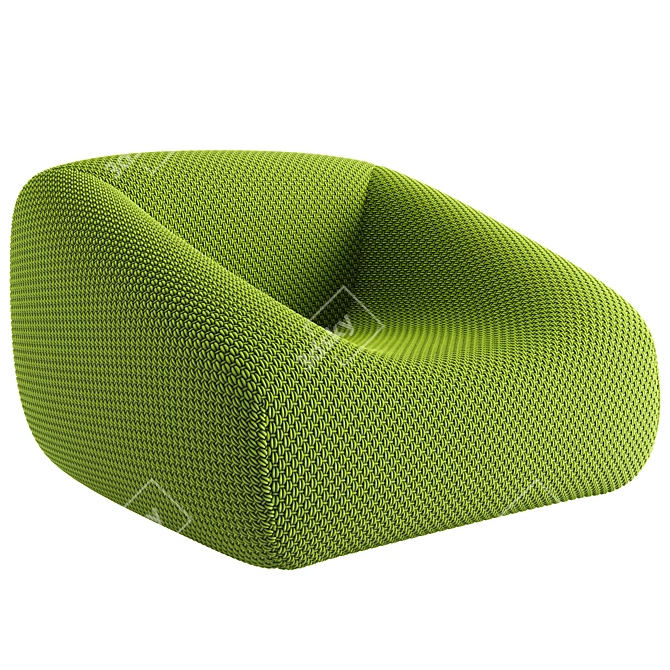 Contemporary Armchair Paola Lenti 3D model image 3