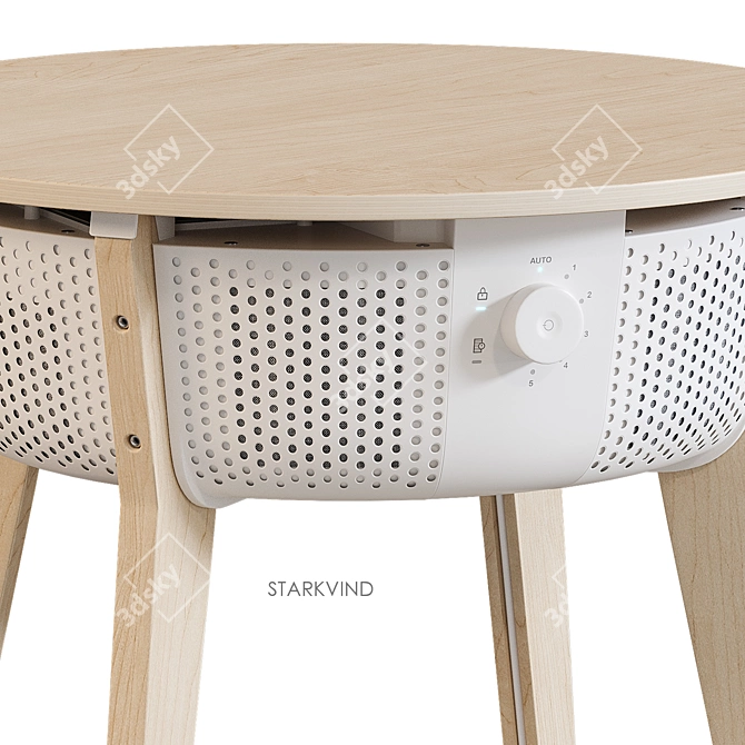 STARKVIND Desk+Air Purifier Set 3D model image 8