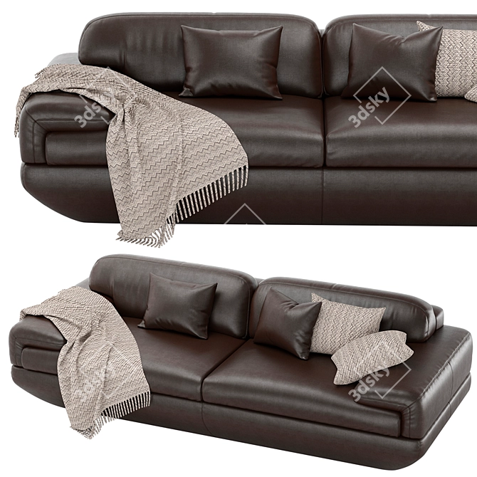 Elegant Kelvin Giormani Perini Sofa 3D model image 2