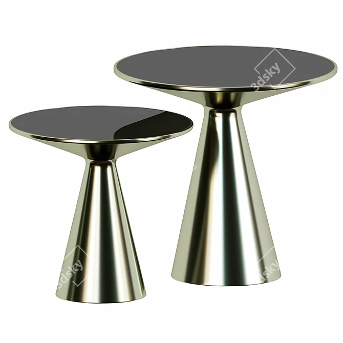 Sophisticated Mushroom Coffee Table 3D model image 1