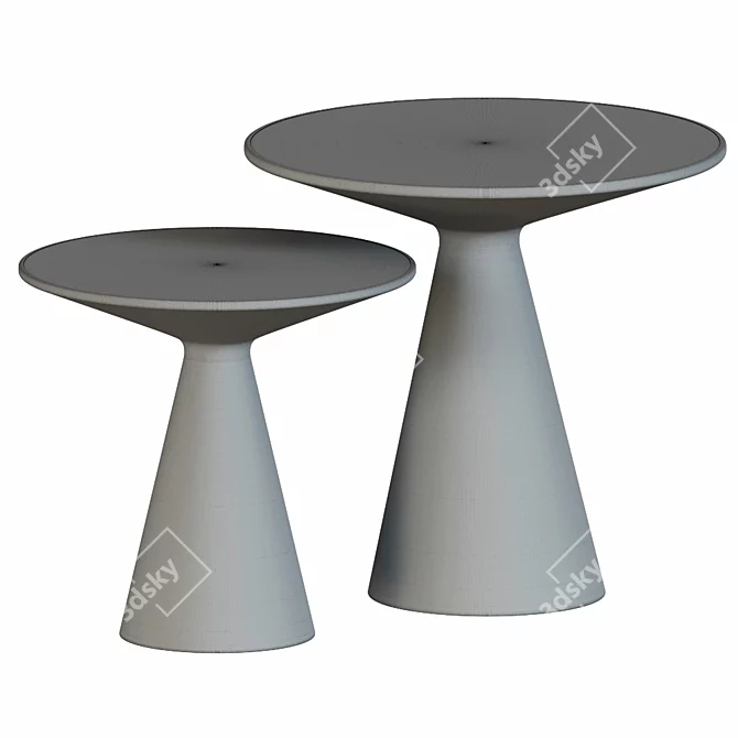 Sophisticated Mushroom Coffee Table 3D model image 2