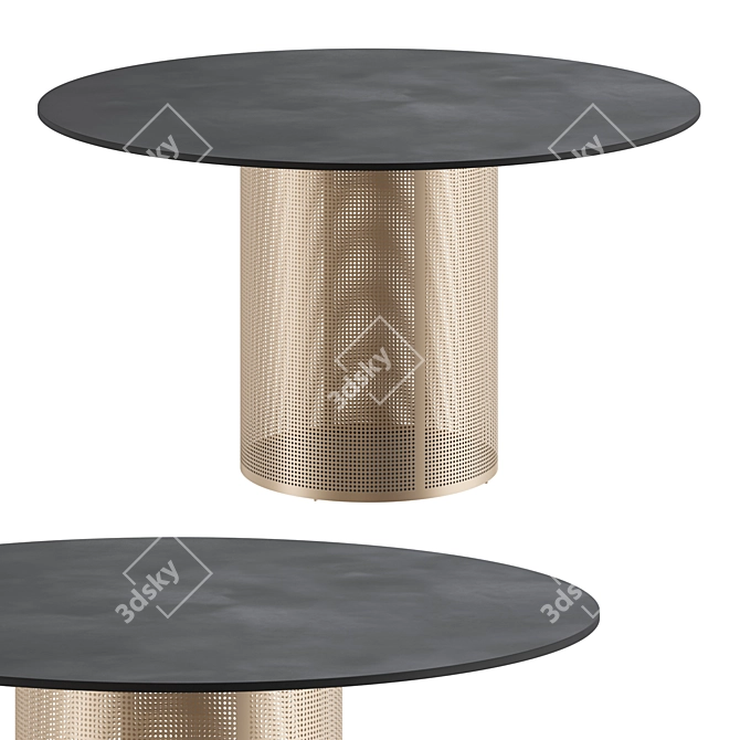 SOLANAS | Elegant Outdoor Dining Table 3D model image 1