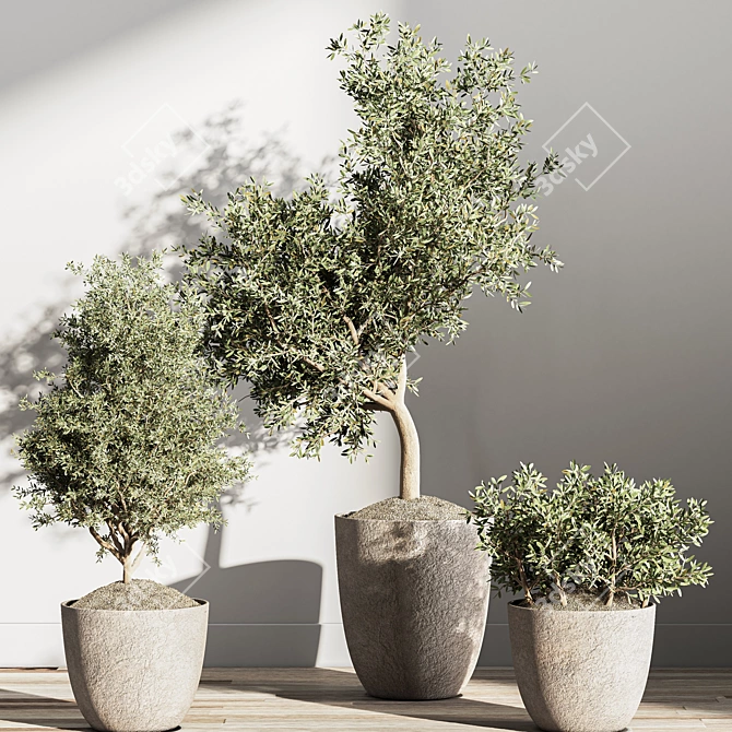 Versatile Indoor Plant Station 3D model image 4