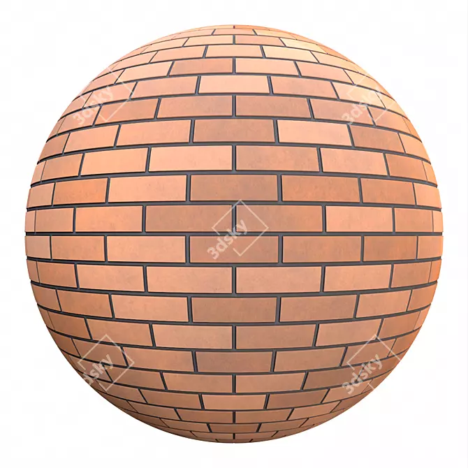 Seamless Brick Textures: High Quality 3D model image 1