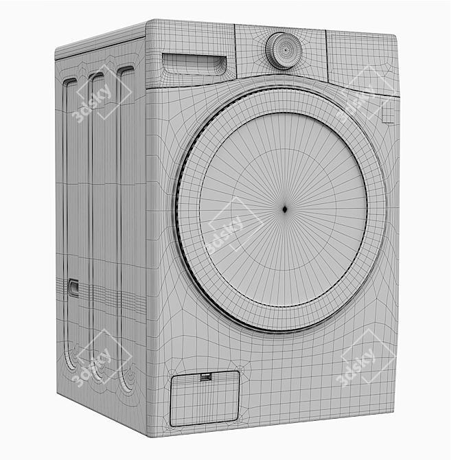 LG FHD2112STB: Advanced Washing Machine with Superior Performance 3D model image 3
