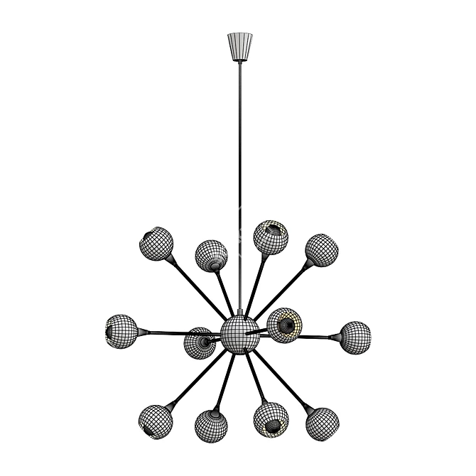 Blakey: Timeless Suspension Pendant 3D model image 2