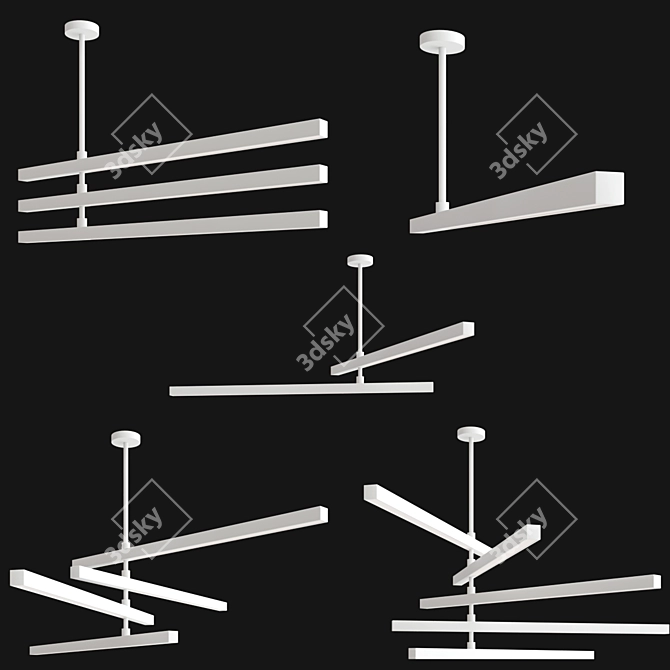 Versatile Lighting Switch Collection 3D model image 2