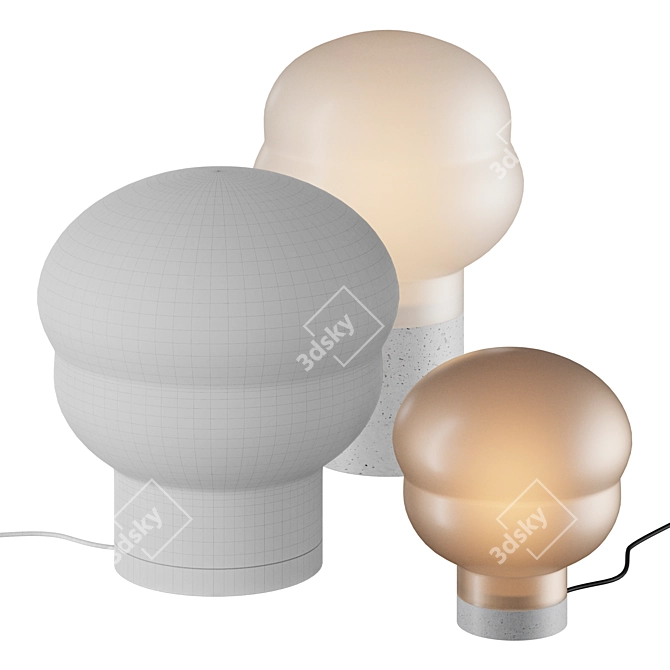 Cloudscape Luminary | Table/Floor Lamp 3D model image 2
