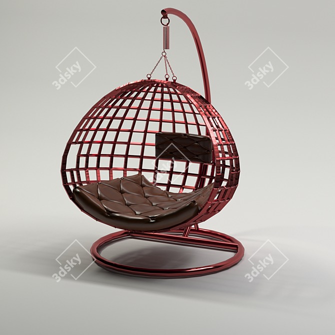 Cozy Swing Chair: Perfect for Relaxation! 3D model image 1