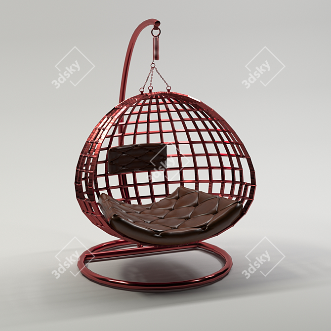 Cozy Swing Chair: Perfect for Relaxation! 3D model image 2