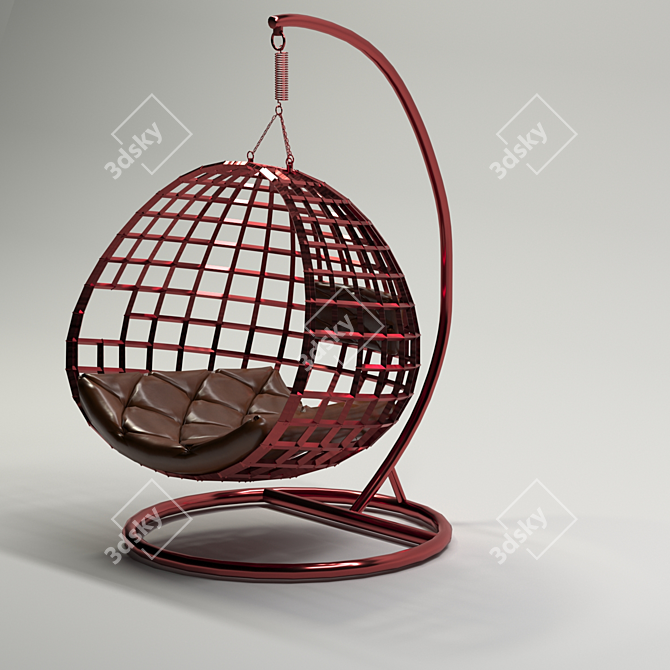 Cozy Swing Chair: Perfect for Relaxation! 3D model image 3