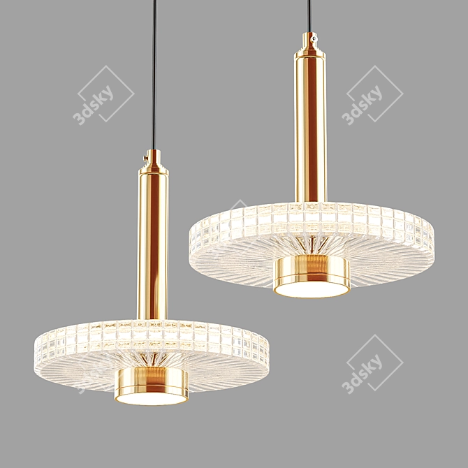 GEORGA Hanging Design Lamp 3D model image 1