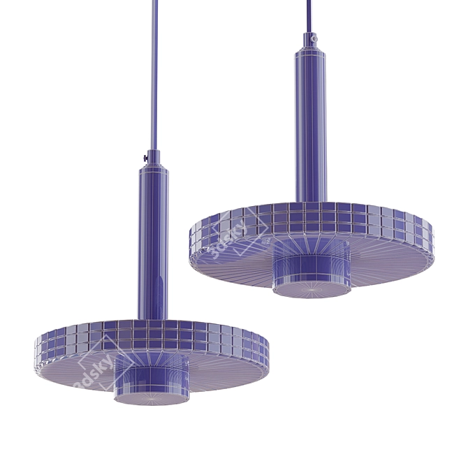 GEORGA Hanging Design Lamp 3D model image 2