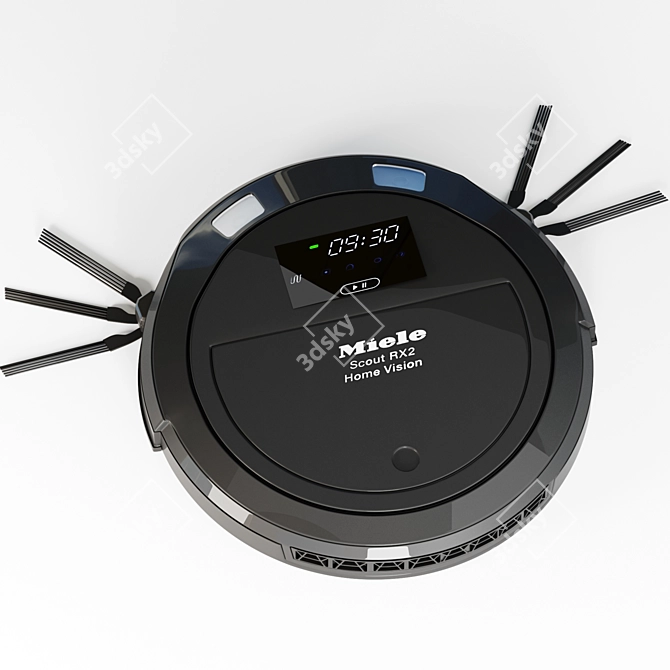 Smart Miele Robot Vacuum 3D model image 2