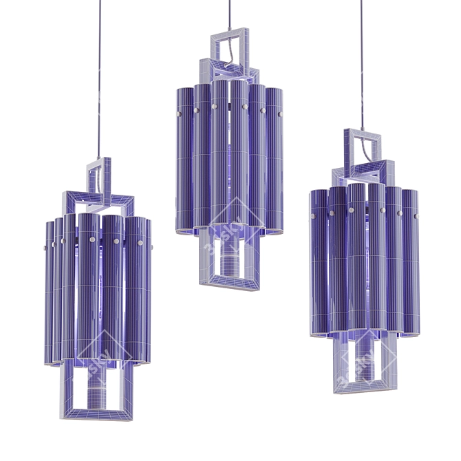 Sleek Pendant Light: BENNA 3D model image 2