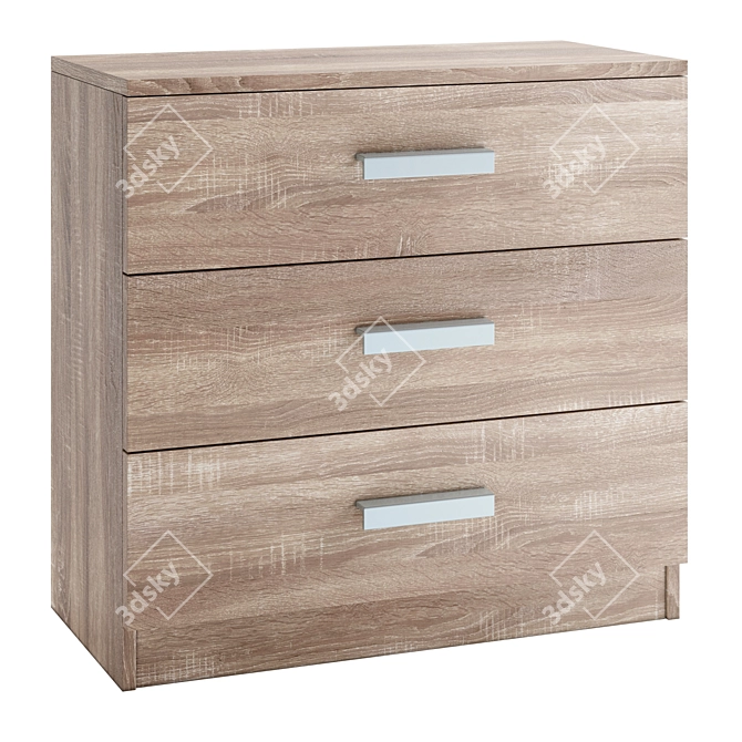 Stylish Jusk Tapdrup Chest 3D model image 5