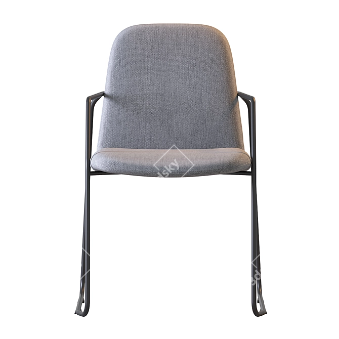 Sleek Manutti Loop Chair: Modern Design & Comfort 3D model image 6