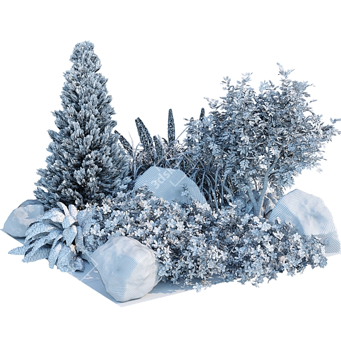 Garden Plants Vol. 69: Stunning Collection 3D model image 6