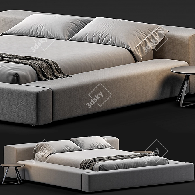 Modern Living Divani Wall Bed Vol 02 3D model image 1