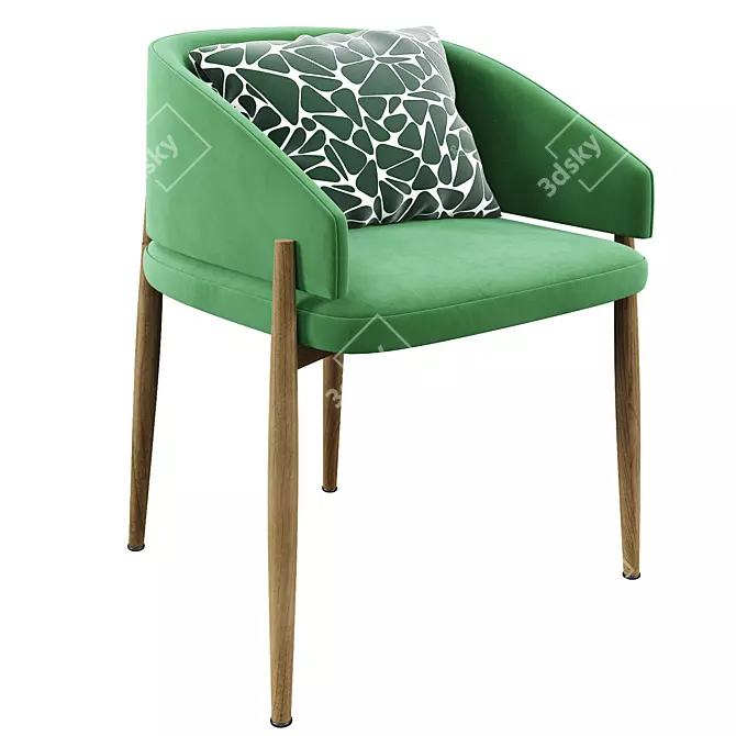 Modern Frank Chair: High-Quality Design 3D model image 3