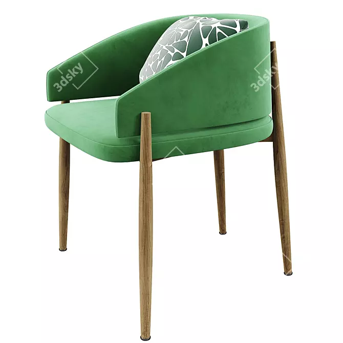 Modern Frank Chair: High-Quality Design 3D model image 4