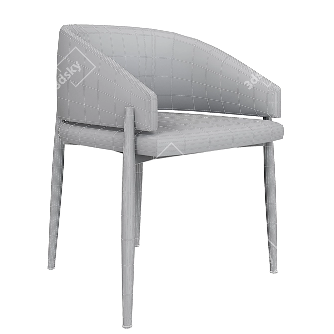 Modern Frank Chair: High-Quality Design 3D model image 7