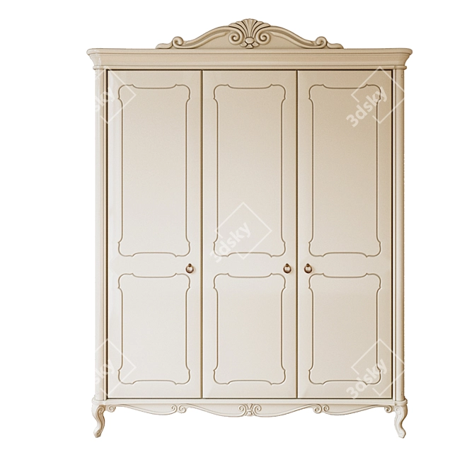 Murray Collect. Buczynski Cupboard: Fine Craftsmanship & Elegant Design 3D model image 2