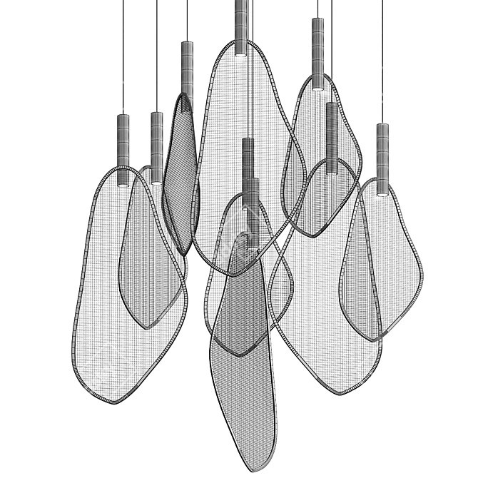 Ria Pendant Light: Sleek and Stylish 3D model image 2