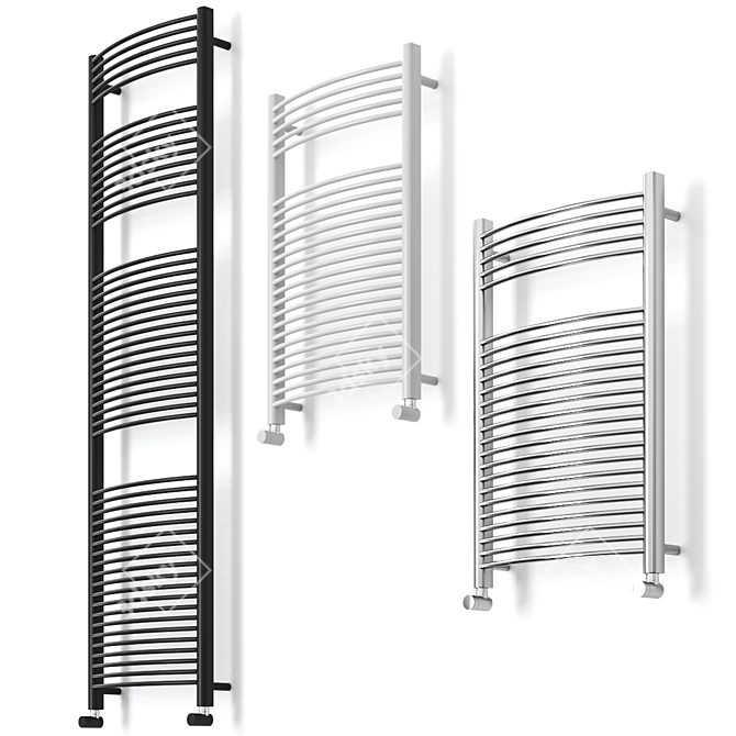 Elegant Ibis Radiator by Scirocco 3D model image 1