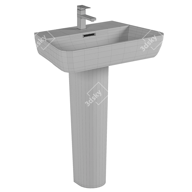 Luxury BelBagno ROMINA BB121L Vanity 3D model image 2