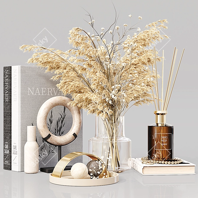 Elegant Decor Set: Detailed & High Quality 3D model image 2