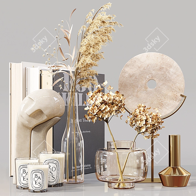 Elegant Decor Set: Detailed & High Quality 3D model image 3