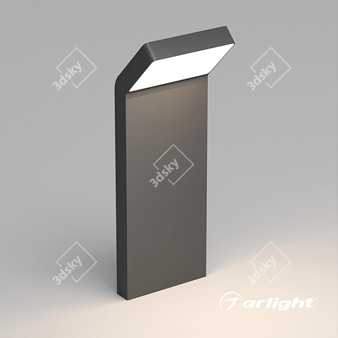 Title: Elegant Outdoor LED Luminaire 3D model image 1