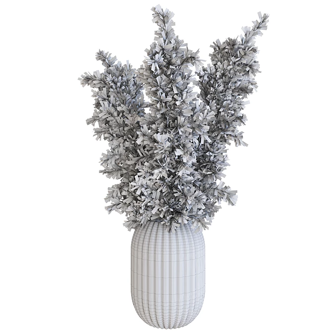 Optimal Pampas Decor Plant 3D model image 2