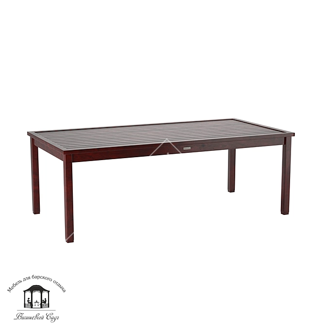 Calabria Rectangular Dinner Table 3D model image 1