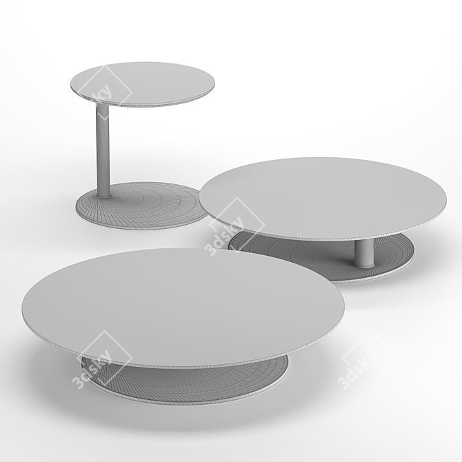 Desiree KARA Coffee Table Set 3D model image 4