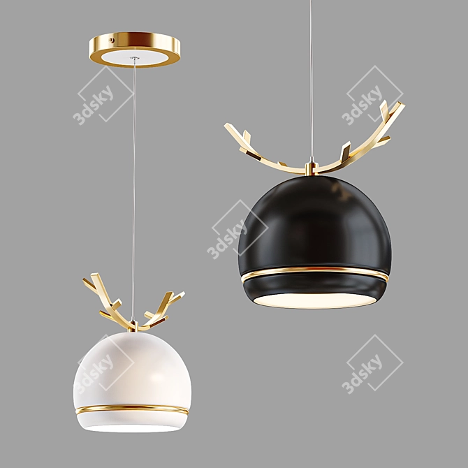 WENDY: Sleek Design Lamp 3D model image 2