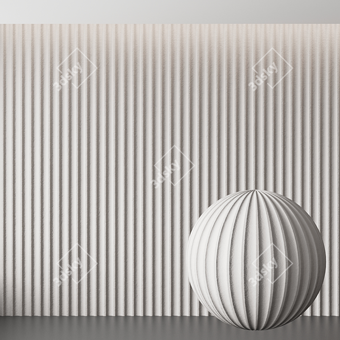 Title: Seamless Wall Material Kit 3D model image 3