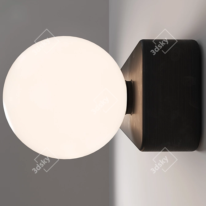BRAZOS Wall Lamp: Sleek and Stylish 3D model image 2