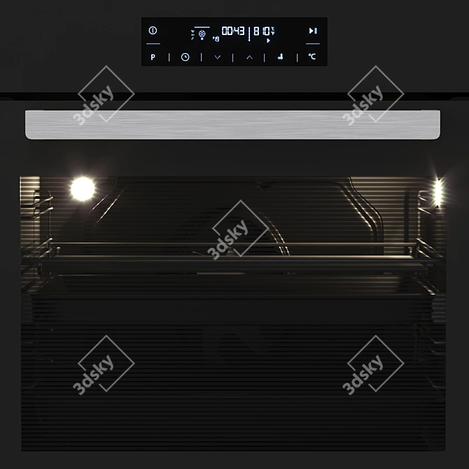 Beko Oven & Microwave Combo: MGB25333BG BIM24400ZGCS 3D model image 2