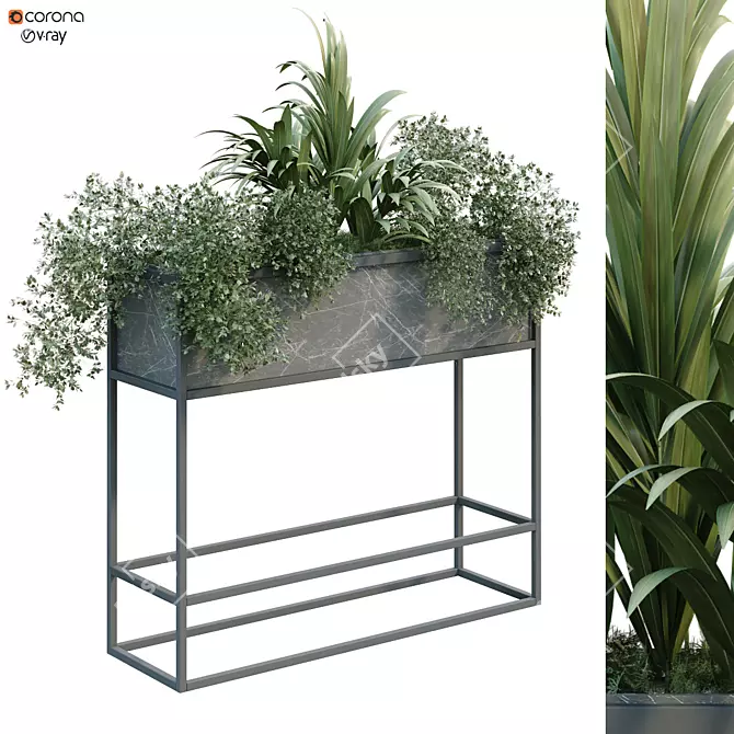 GreeneryBox: Interior Plant Set 3D model image 1