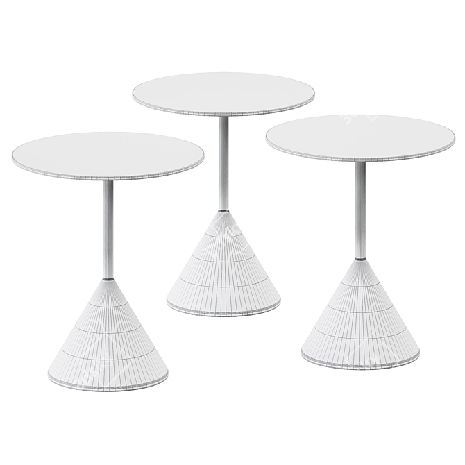 Yinan La Forma Coffee Table: Sleek and Elegant 3D model image 2