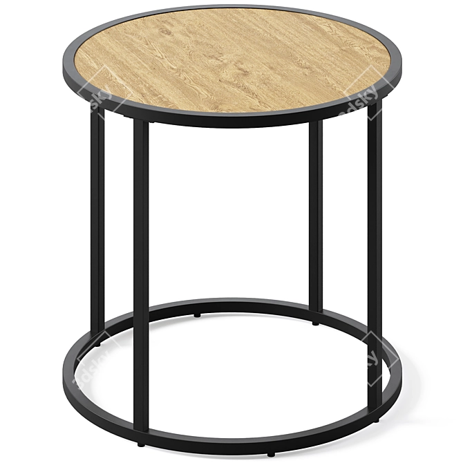 Seaford Round Coffee Table 3D model image 4