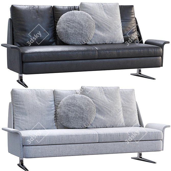 Modern Luxury Sofa by Minotti 3D model image 1