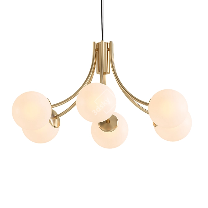 Blossom Pendant Light - Modern Elegance 3D model image 1