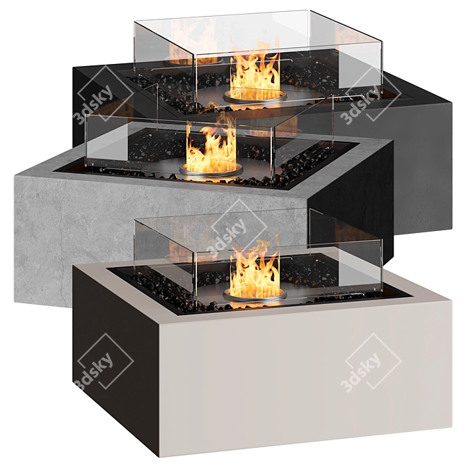 EcoSmart Fire | Multi-Functional Firepit Table 3D model image 1